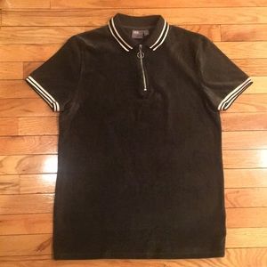 MENS POLO CORDUROY WITH ZIPPER